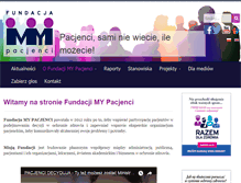 Tablet Screenshot of mypacjenci.org